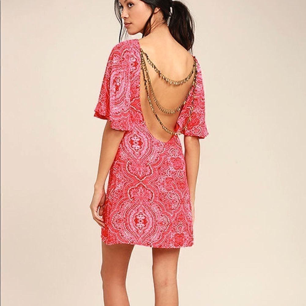 Lulus plunge back dress